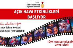 Büyükşehir Açık Hava Etkinlikleri Başlıyor