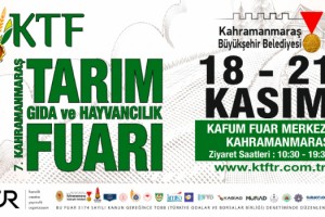 7. Kahramanmaraş Tarım Gıda ve Hayvancılık Fuarı Başlıyor!