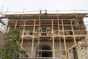 Arslanbey Konağı’nda Restorasyon Çalışmaları Sürüyor
