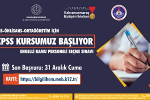 Ücretsiz E-KPSS Kursu Başlıyor!