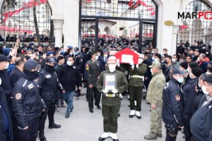 Kahramanmaraş şehidini son yolculuğuna uğurlandı