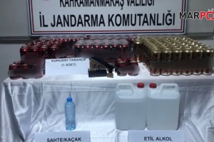 Kahramanmaraş'ta sahte alkol operasyonu