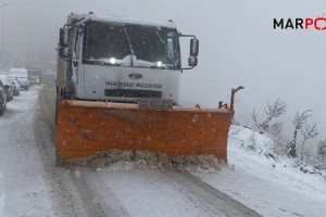Onikişubat Belediyesi Kar Küreme Araçlarıyla Sahada