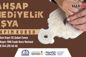 Ahşap Hediyelik Eşya Yapım Kursu Başlıyor