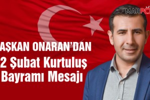 Başkan Onaran’dan 12 Şubat Kurtuluş Bayramı Mesajı