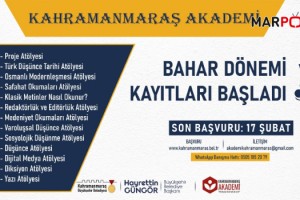 Kahramanmaraş Akademi Kayıtları Başladı