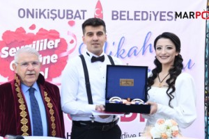 Onikişubat Belediyesi’nden Sevgililer Günü’ne Özel Muhteşem Toplu Nikah Töreni