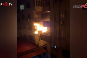 Kahramanmaraş Trabzon Bulvarında Yangın!
