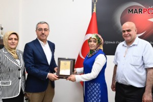 Başkan Hayrettin Güngör’e teşekkür plaketi takdim edildi