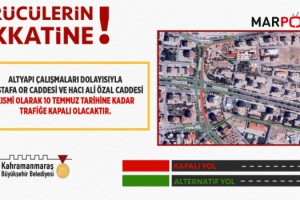 Büyükşehir Belediyesi'nden sürücülere uyarı!