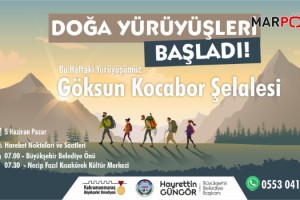 Göksun Kocabor Şelalesi doğaseverleri bekliyor