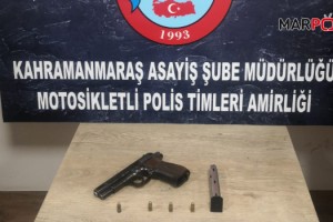Kahramanmaraş'ta 14 şüpheli şahıs 14 adet silahla birlikte suçüstü yakalandı