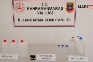 Kahramanmaraş’ta sahte alkol yapan şahıs yakalandı!