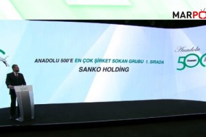 Listede en fazla şirketi bulunan grup ödülünü SANKO Holding aldı