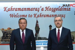 Özbekistan Heyetini Başkan Güngör'ü makamında ziyaret etti