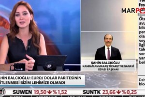 Başkan Balcıoğlu, “Euro-Dolar paritesinin eşitlenmesi bizim lehimize olmadı”