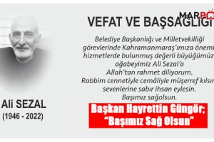 Başkan Hayrettin Güngör; “Başımız Sağ Olsun”