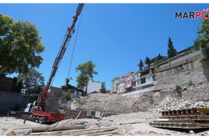 Kanlıdere’nin Yeni Köprüsünde Çalışmalar Hızla İlerliyor