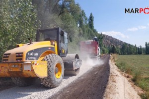 Göksun’da 24 Kilometrelik Yol Büyükşehir’le Yenilendi