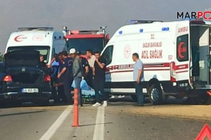 Kahramanmaraş'ta otomobil traktör römorkuna arkadan çarptı: 4 yaralı