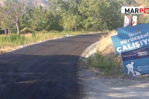 Kahramanmaraş'ın kuzey ilçelerinde yol yapım çalışması devam ediyor