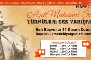 Aşık Mahzuni Şerif Türküleri Ses Yarışması’nda Başvurular Sürüyor