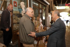 Başkan Necati Okay Bakırcılar Çarşısında Esnaflarla Bir Araya Geldi