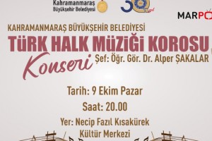 Büyükşehir’in Türk Halk Müziği Korosu Müzikseverlerle Buluşacak