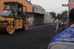 Dulkadiroğlu Belediyesi'nden Karaziyaret Mahallesine Asfalt Çalışması