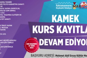 KAMEK Kurs Kayıtları Devam Ediyor