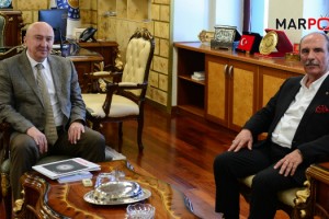 KMTSO Başkanı Şahin Balcıoğlu’ndan Rektör Yasım’a “Hayırlı Olsun” Ziyareti