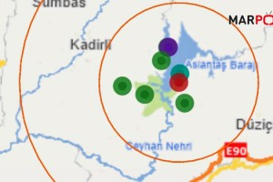 Osmaniye’de ki 5.1 şiddetindeki deprem Kahramanmaraş’ta hissedildi