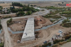 Türkoğlu’nun Yeni Köprüsü Hizmete Hazırlanıyor