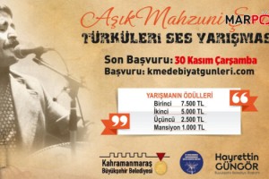 Aşık Mahzuni Şerif Türküleri Ses Yarışması’nda Başvuru Süresi Uzatıldı