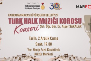 Büyükşehir’in Türk Halk Müziği Korosu Sahne Alacak