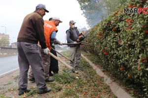 Dulkadiroğlu Belediyesi Ekipleri Park ve Bahçelerde Bakım Çalışması Yaptı