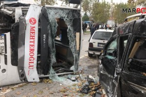 Kahramanmaraş’ta zincirleme kaza: 4 ağır 10 yaralı