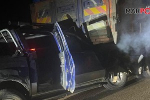 Kahramanmaraş’ta pikap kamyona arkadan çarptı: 2’si ağır 5 yaralı