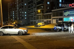 Kahramanmaraş’ta kavşakta iki otomobil çarpıştı: 1 yaralı