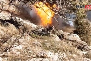 Kahramanmaraş'ta PKK’nın bomba deposu imha edildi