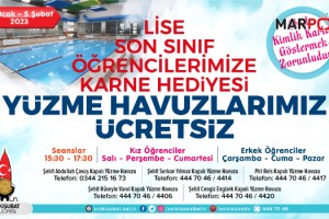 Üniversite sınavına hazırlanan öğrenciler, yüzme havuzlarını ücretsiz kullanacak