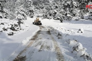 Büyükşehir İlçelerde Karla Mücadele Çalışmalarını Sürdürüyor