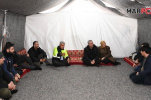 Başkan Güngör, Avşar Kampüsü’nde Depremzedeleri Ziyaret Etti