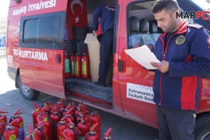 Geçici Barınma Merkezlerinde Yangına Karşı Önlemler Alınıyor