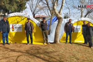 Onikişubat Belediyesi’nden depremzede 1000 aileye çadır desteği