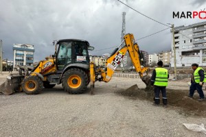 Prefabrik Çarşı’da Altyapı Tamamlanıyor.