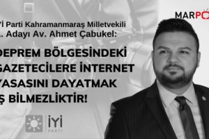 Çabukel: Deprem Bölgesindeki Gazetelere İnternet Yasasını Dayatmak İş Bilmezliktir!