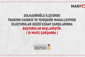 Geçici Çarşılarda Başvurular Başladı!