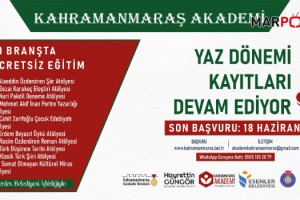 Kahramanmaraş Akademi’de Yeni Dönem Kayıtları Devam Ediyor