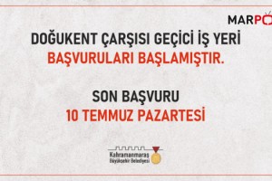 Doğukent Geçici Çarşıda Başvurular Başladı!